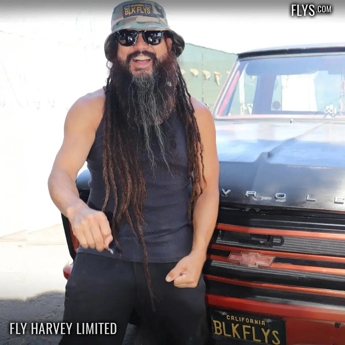 Fly Harvey Polarized Black Flys