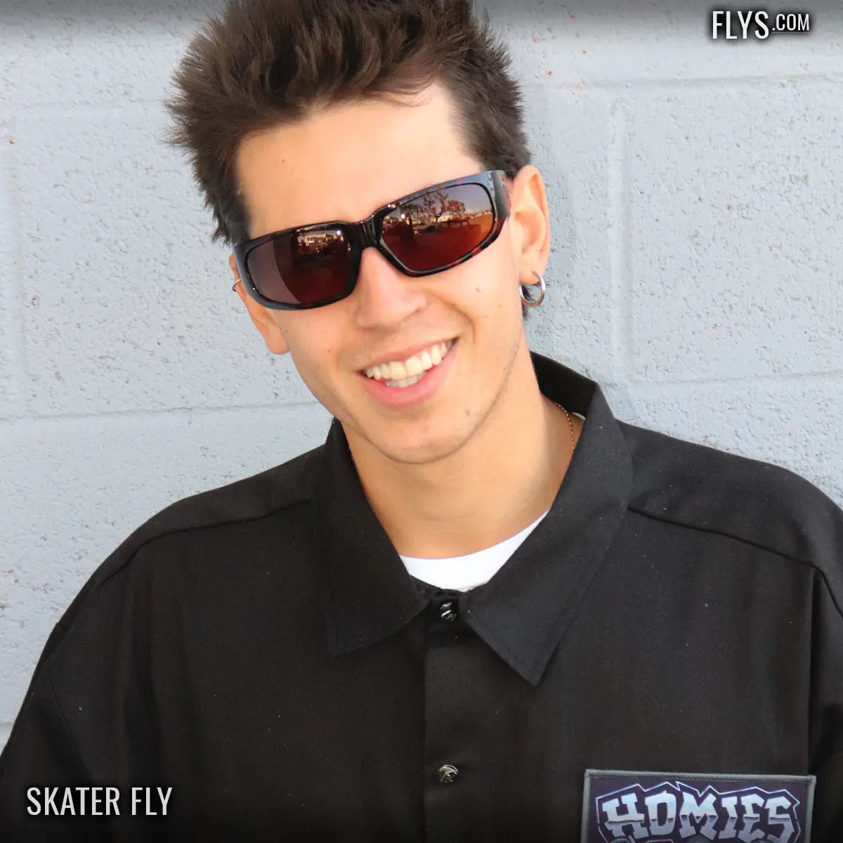 Skater Fly / Jay Adams Signature Polarized Black Flys