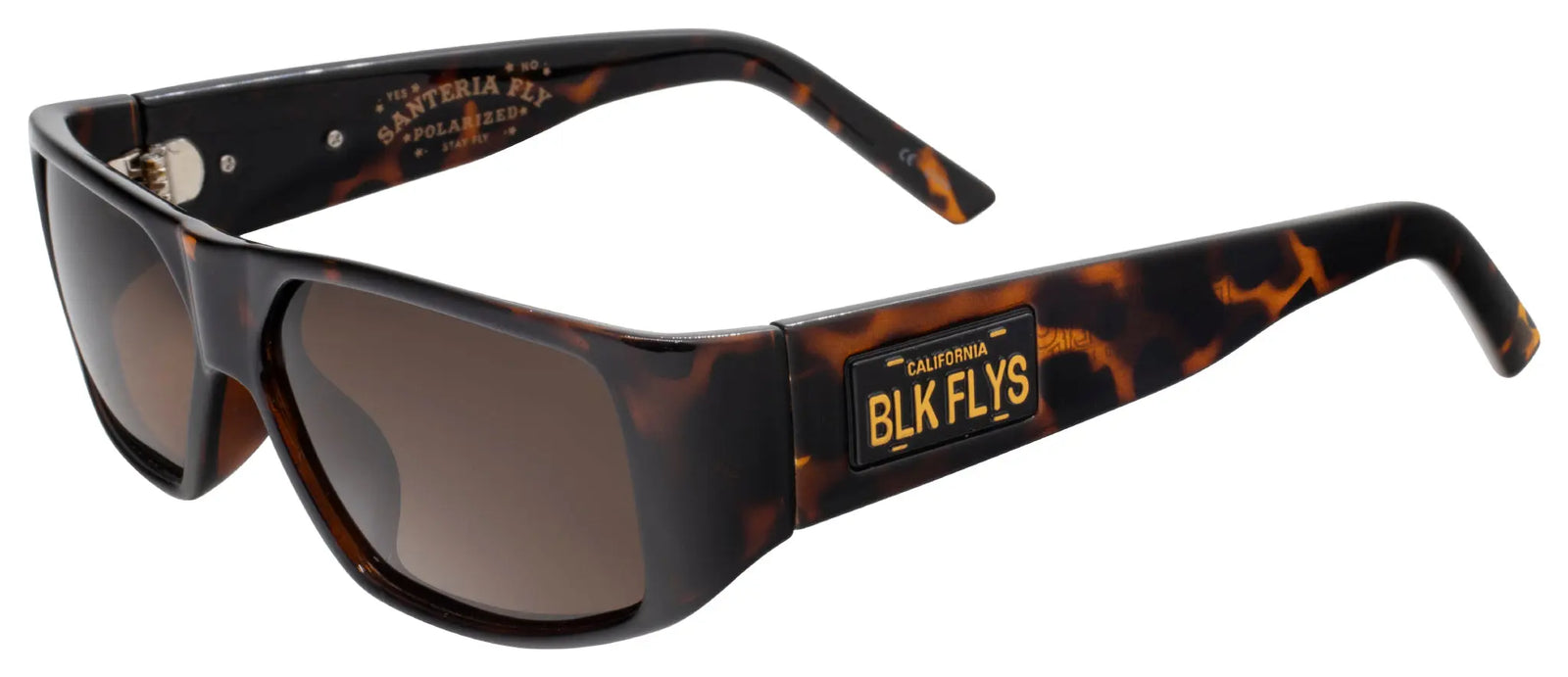 Santeria Fly/ Cali Plate Polarized - BlackFlys