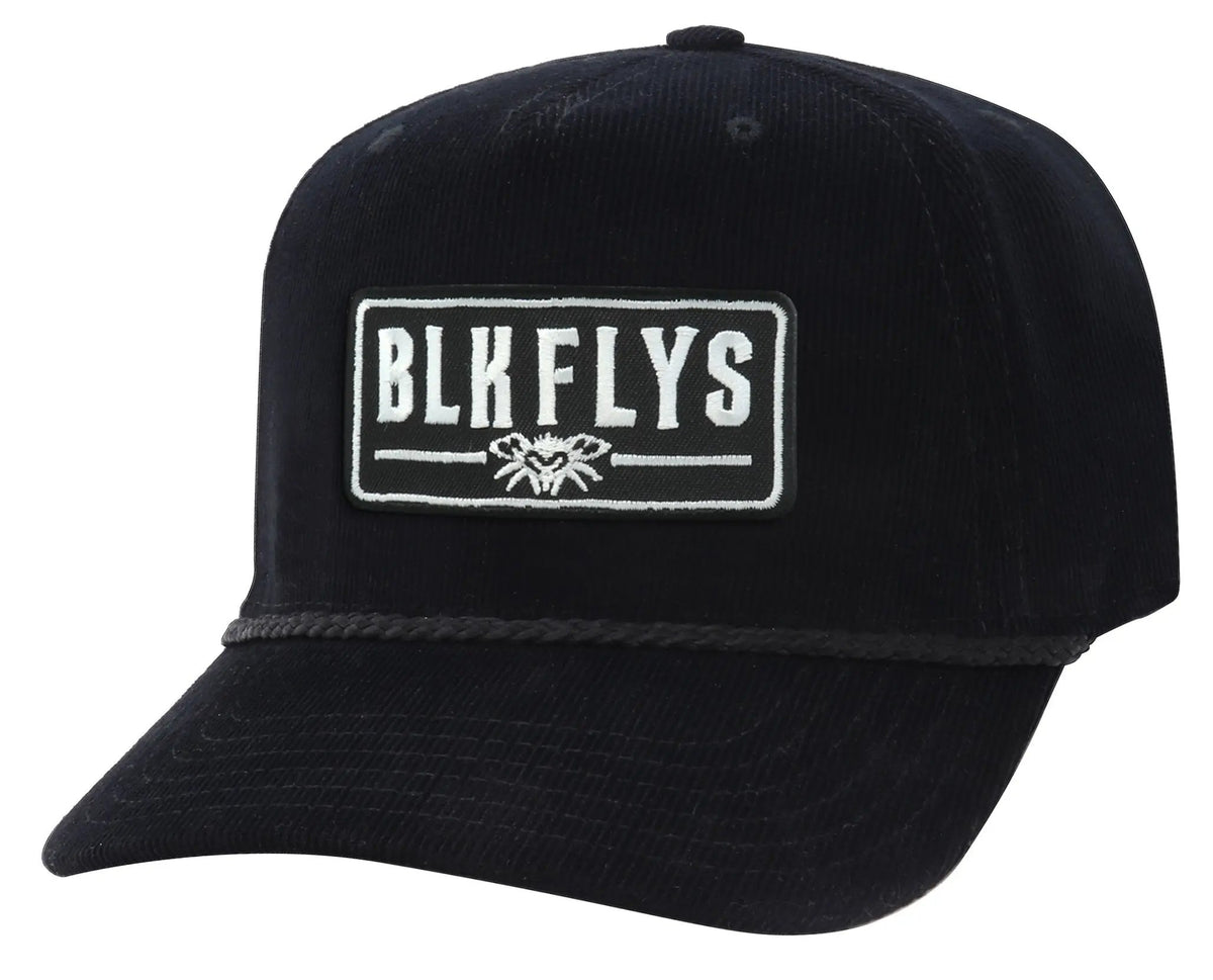 Blk Flys Patch Trucker