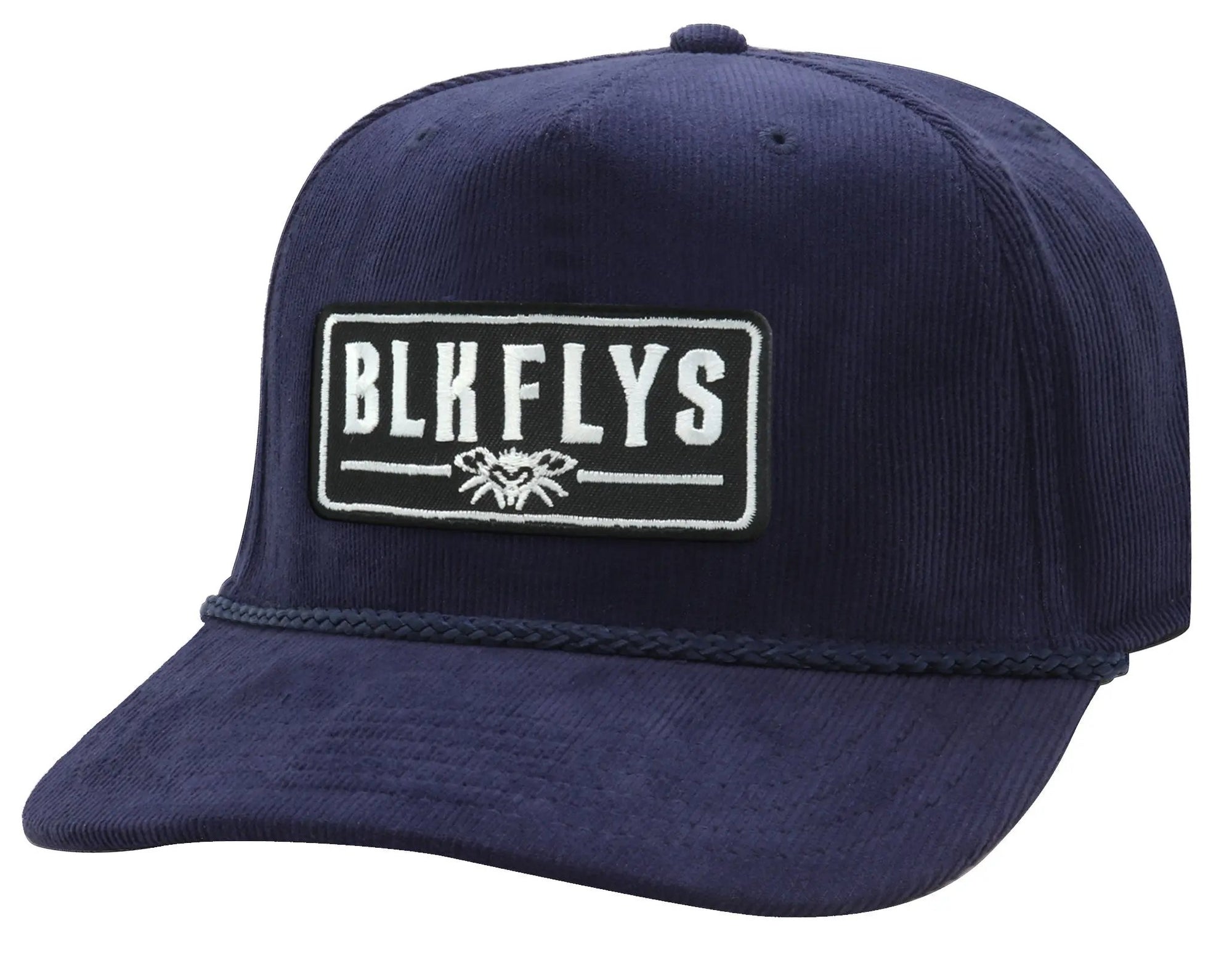 Blk Flys Patch Trucker