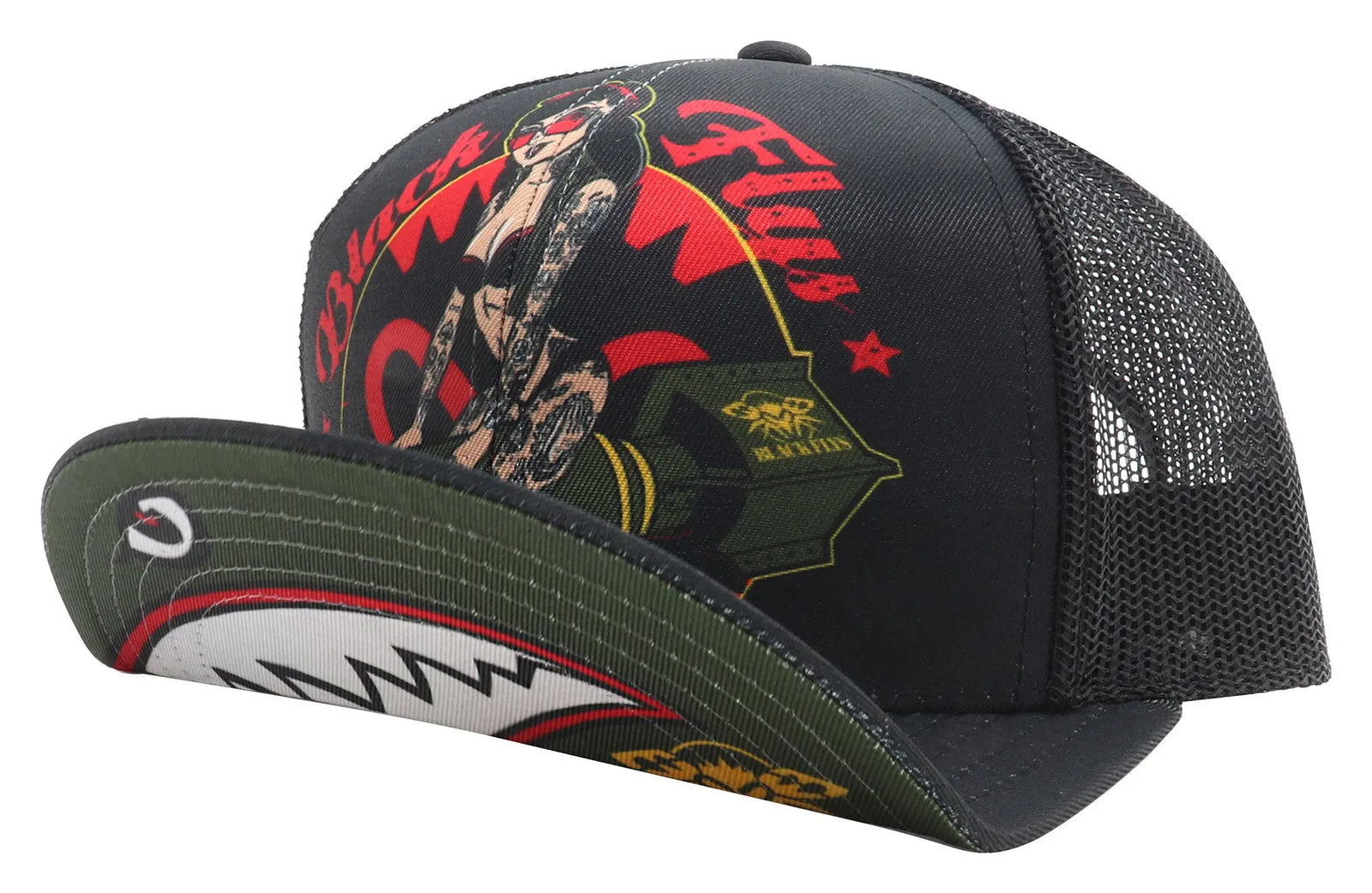 Fly Bomber Flip-Bill Trucker - BlackFlys
