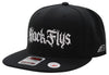 Crypt Logo Fitted Cap - BlackFlys