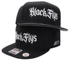 Crypt Logo Fitted Cap - BlackFlys