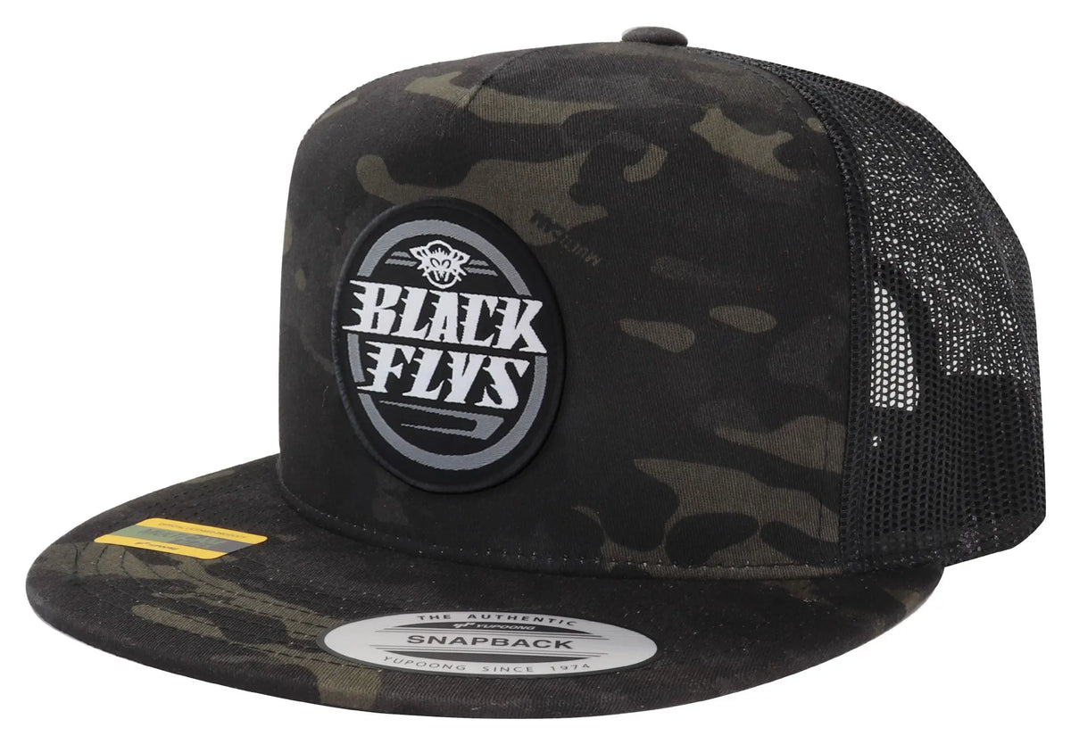 Fly Dash Patch Trucker - BlackFlys