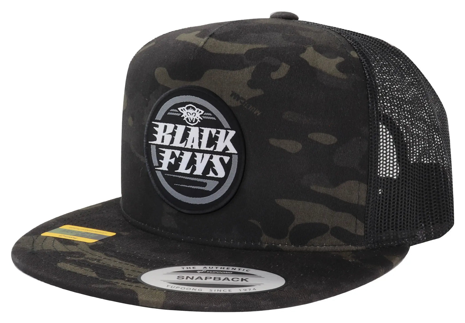 Fly Dash Patch Trucker - BlackFlys