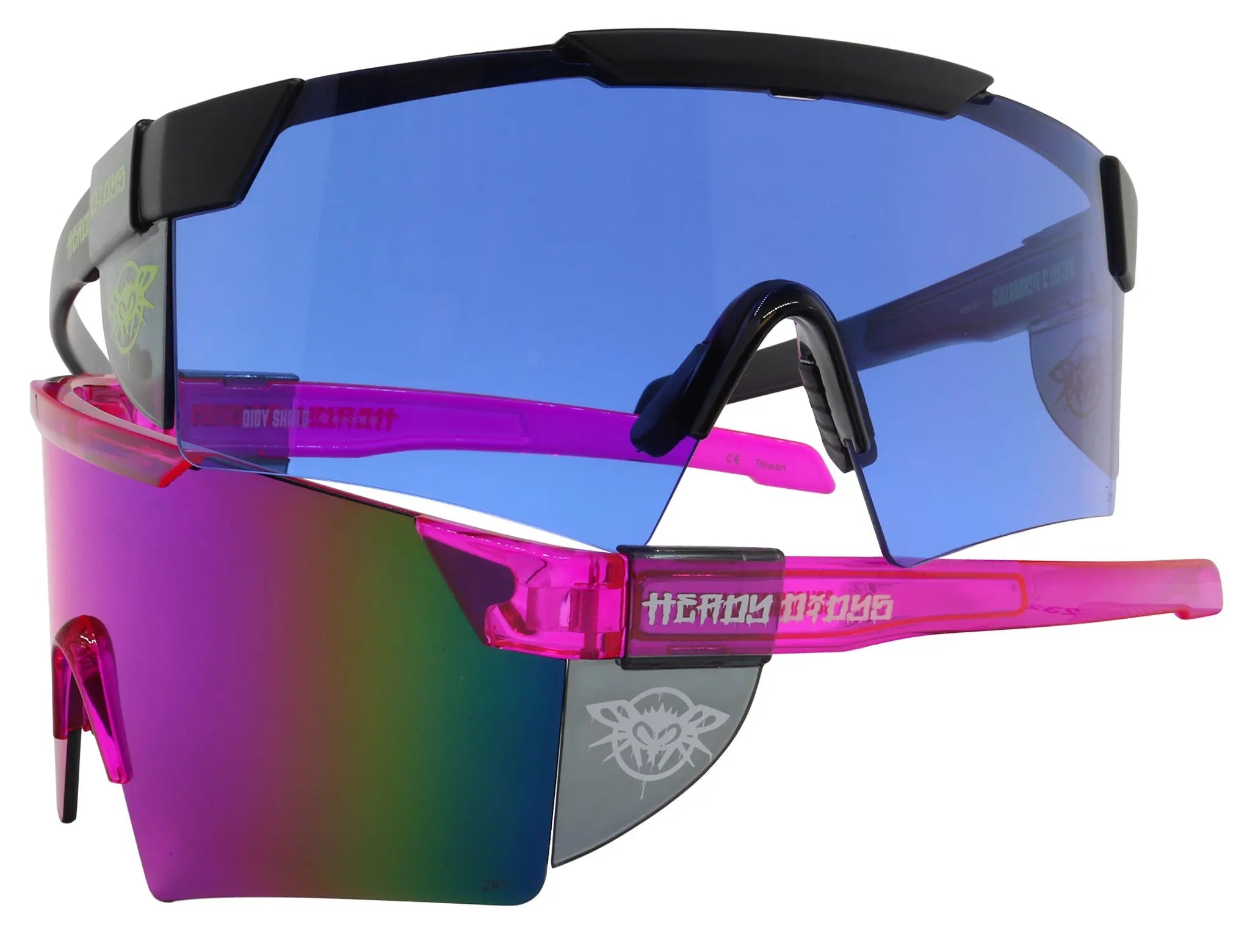 glass blowing goggles Didy Shield / Glass Blowing Frames Crystal Pink w/ Shade 5 Mirrored Lens