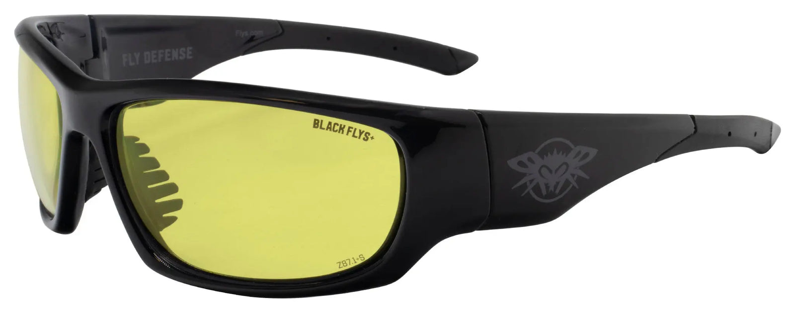 Fly Defense / Z87+ Safety glass - BlackFlys
