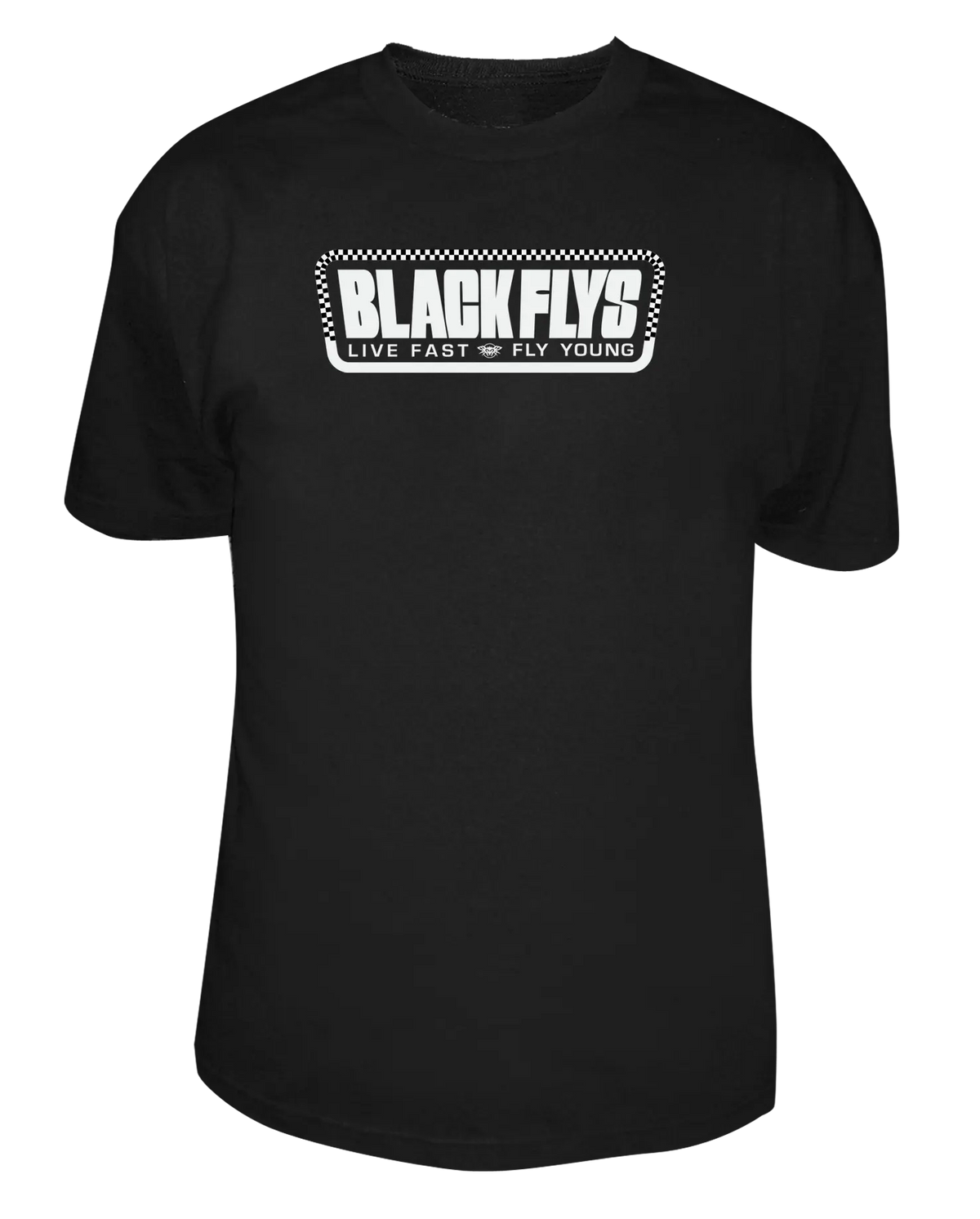 Fly Fast Tee Black Flys