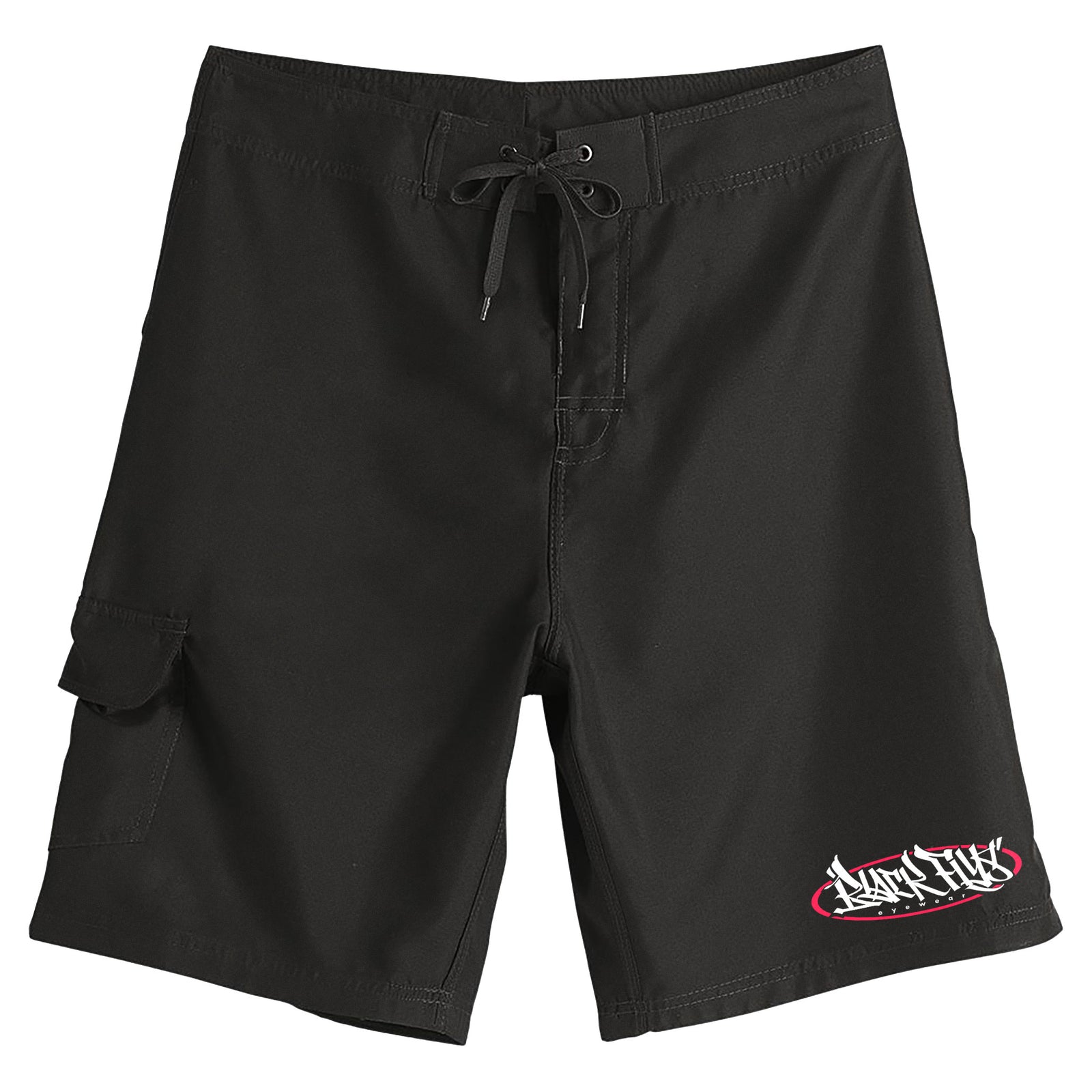 Fly Street Logo Board Shorts - BlackFlys