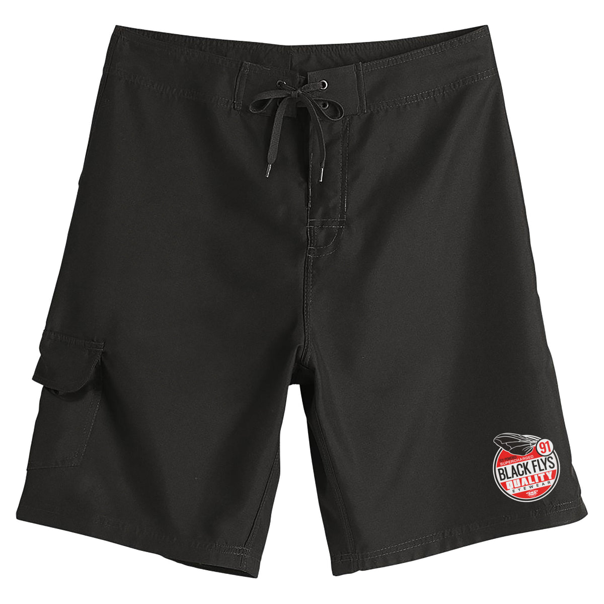 Garage Logo Board Shorts - BlackFlys