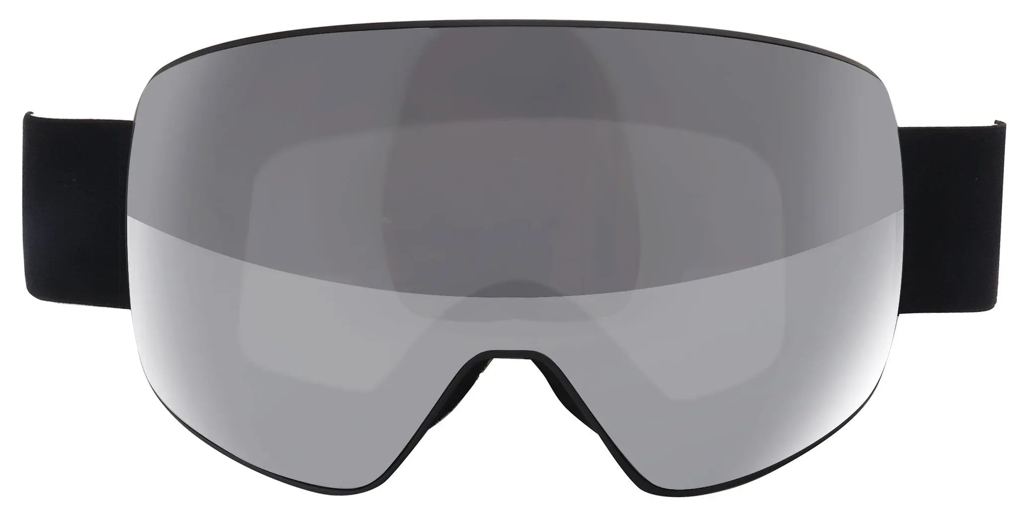 black goggles ski Magna Fly Magnetic Snow Goggle Matte Black w/ Silver Mirror