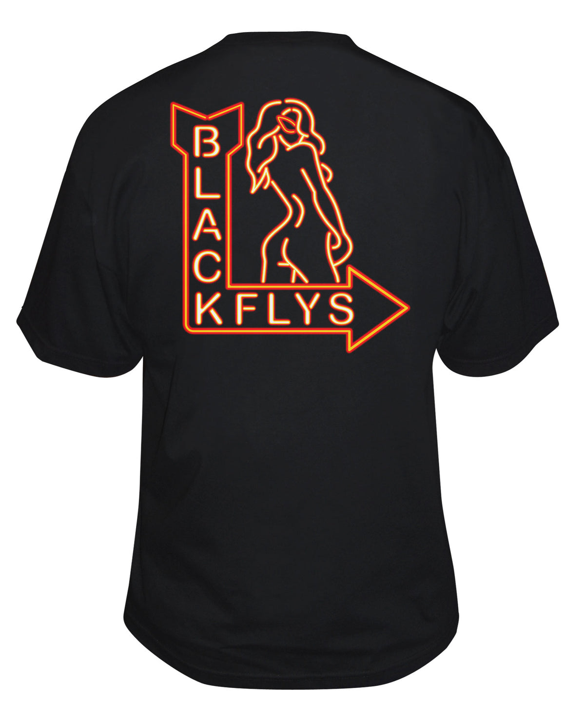 Neon Girl Tee - BlackFlys