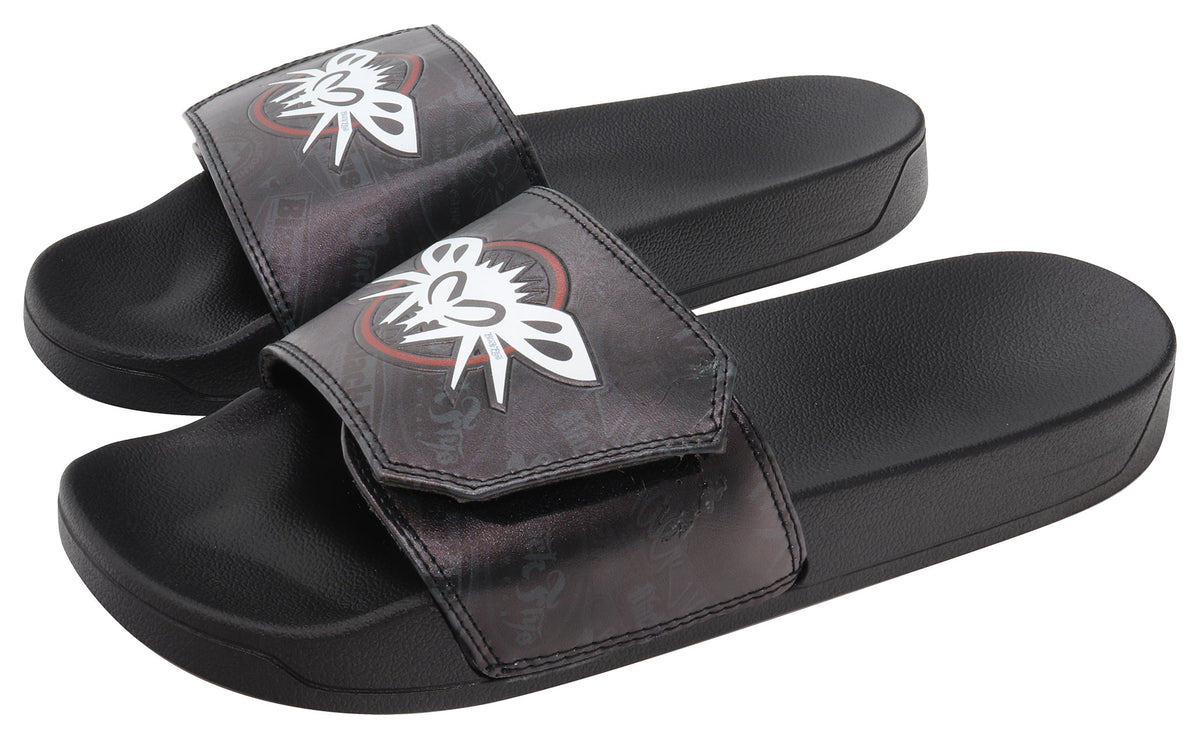 Fly Slide Velcro Sandal - BlackFlys