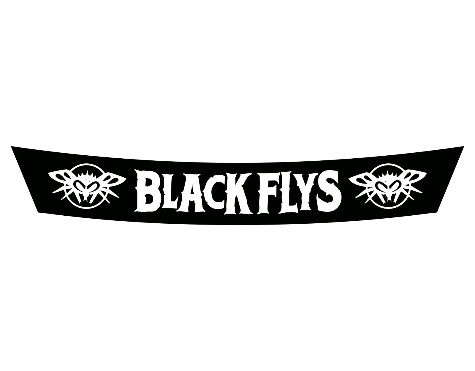 Fly Helmet Visor Sticker