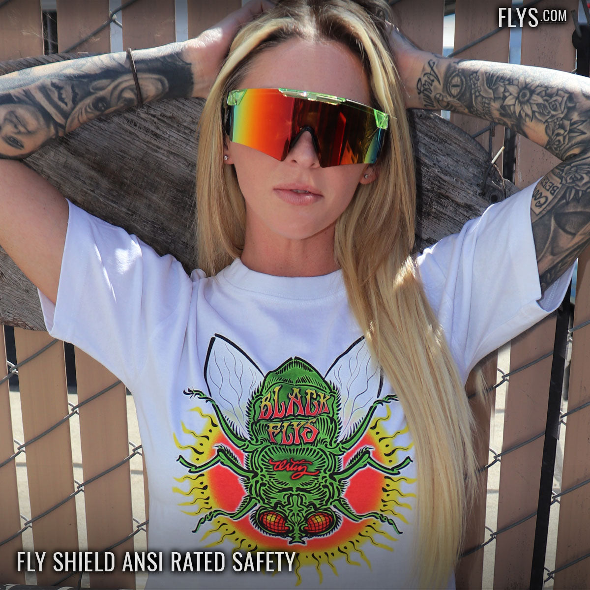 Fly Shield Z87+ safety glass Polarized