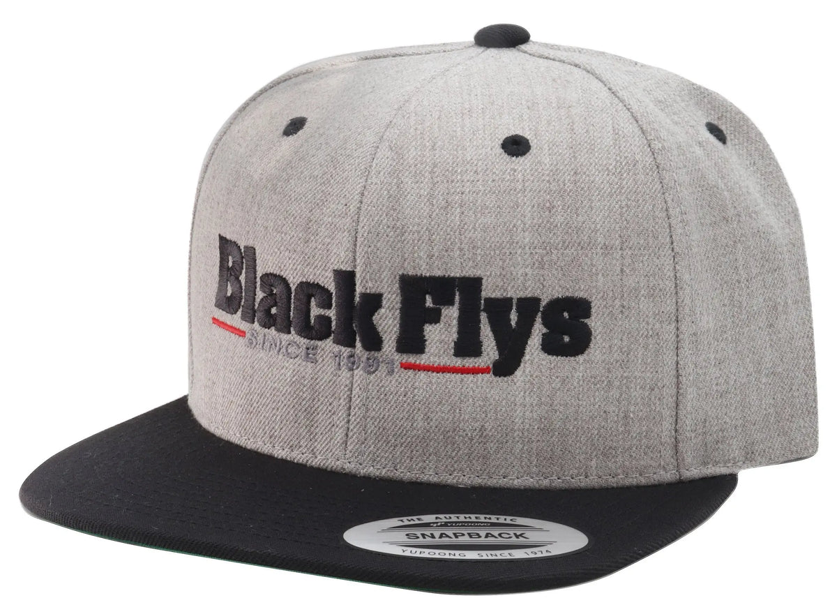 Since 91 Snapback - BlackFlys - Heather Black
