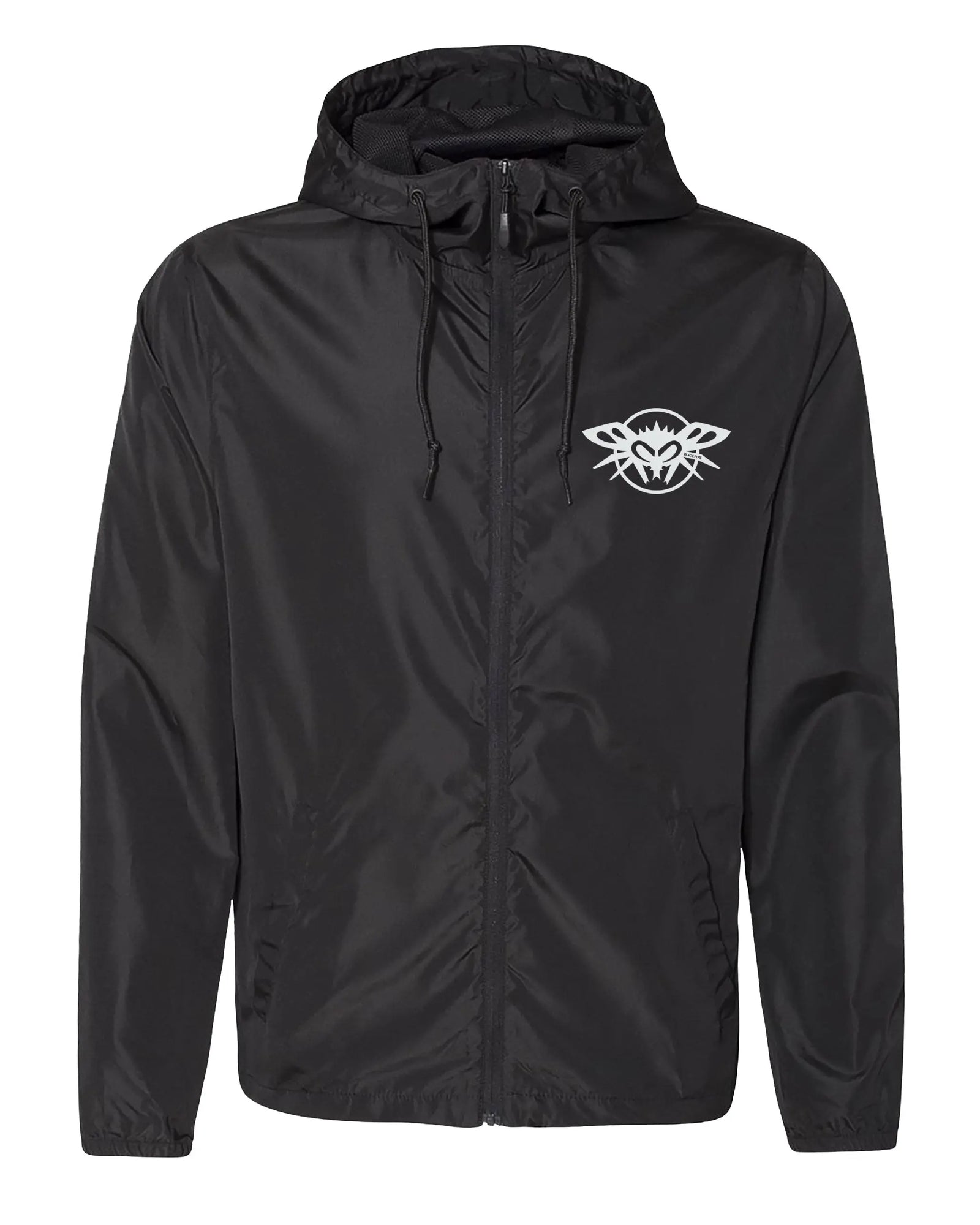 Team Rider Phantom Hooded Windbreaker Black Flys