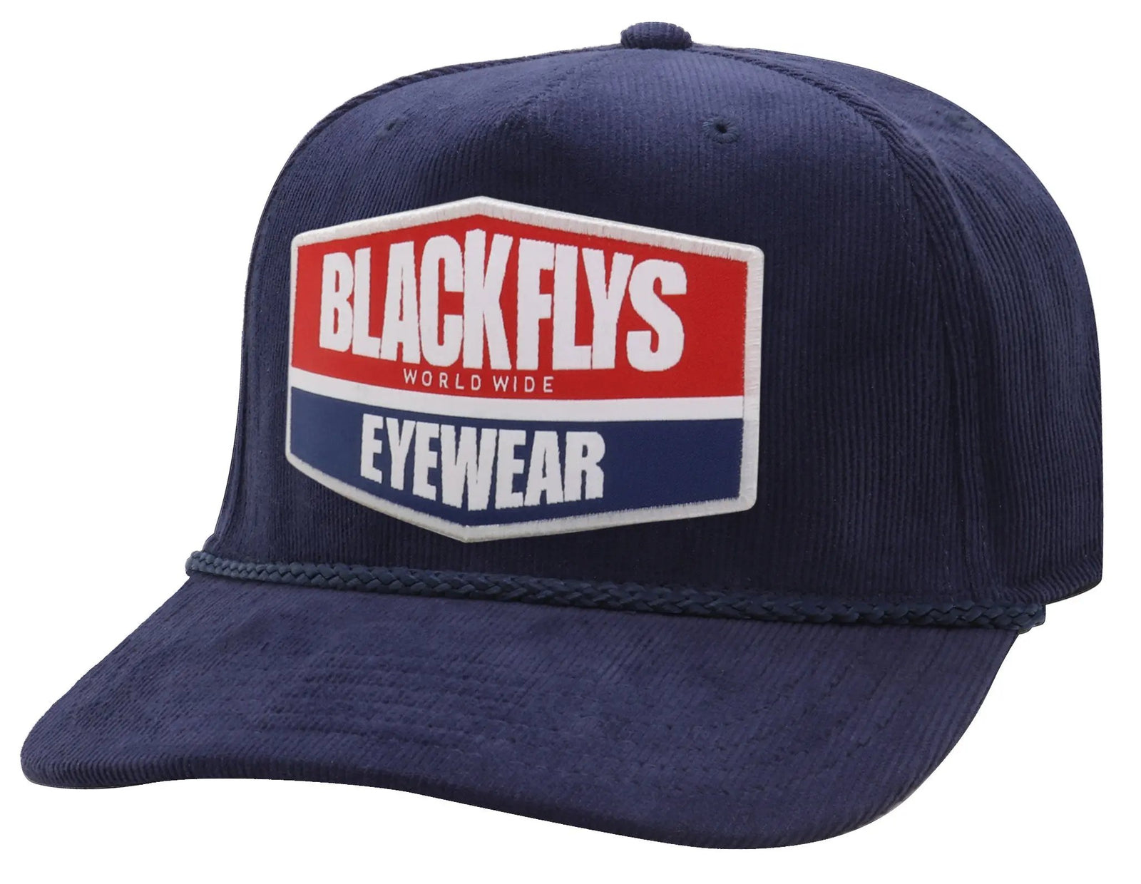 Black Flys Worldwide Patch Trucker