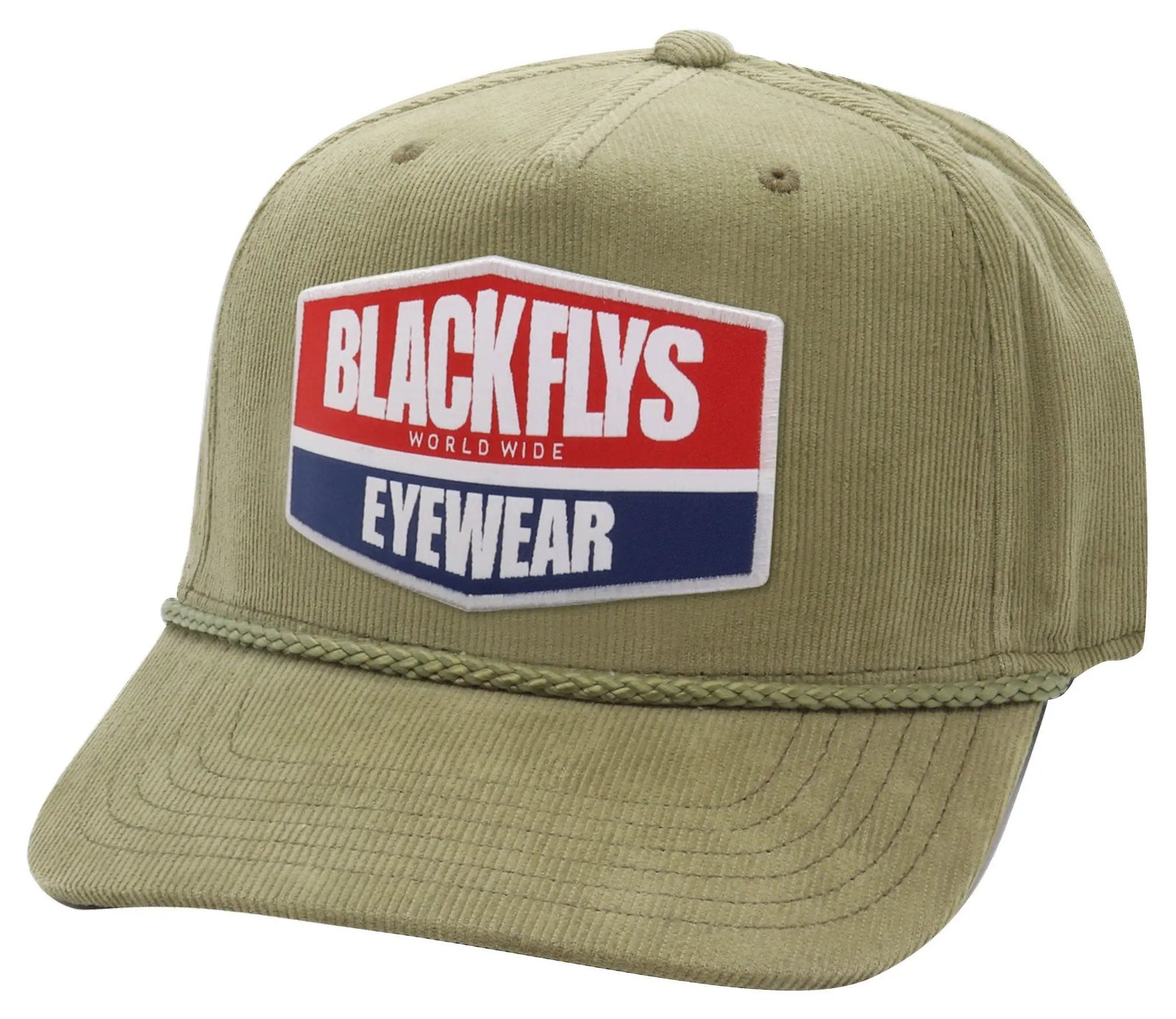Black Flys Worldwide Patch Trucker