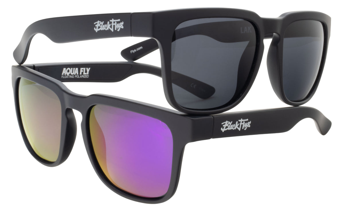 Aqua Fly - Floating Polarized Sunglass - BlackFlys