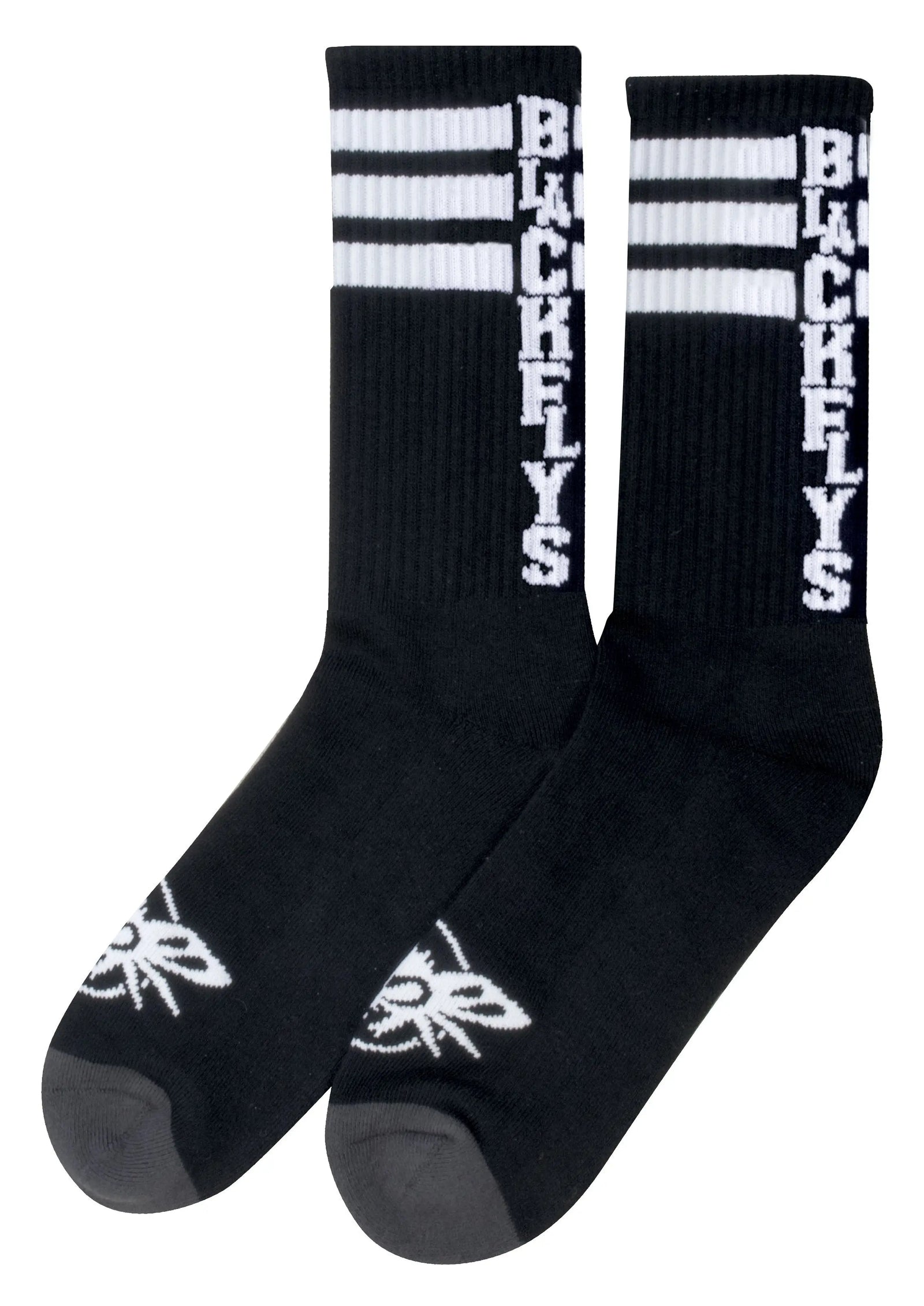 Fly Striper Socks - BlackFlys