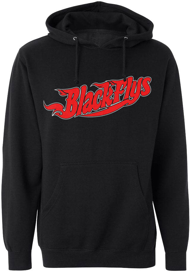 Torch Logo Pullover Hoodie - BlackFlys