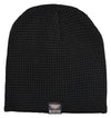 BLK Phantom waffle beanie