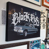 Black Flys Canvas Art Prints