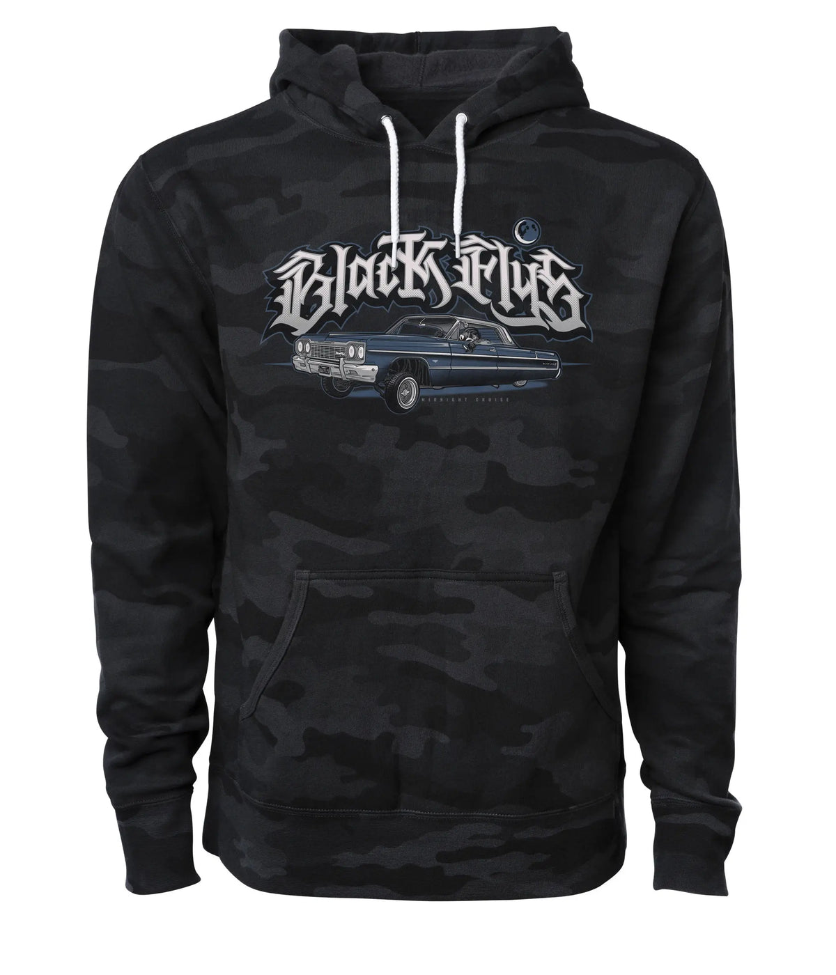 Midnight Cruise Pullover Hoodie - BlackFlys