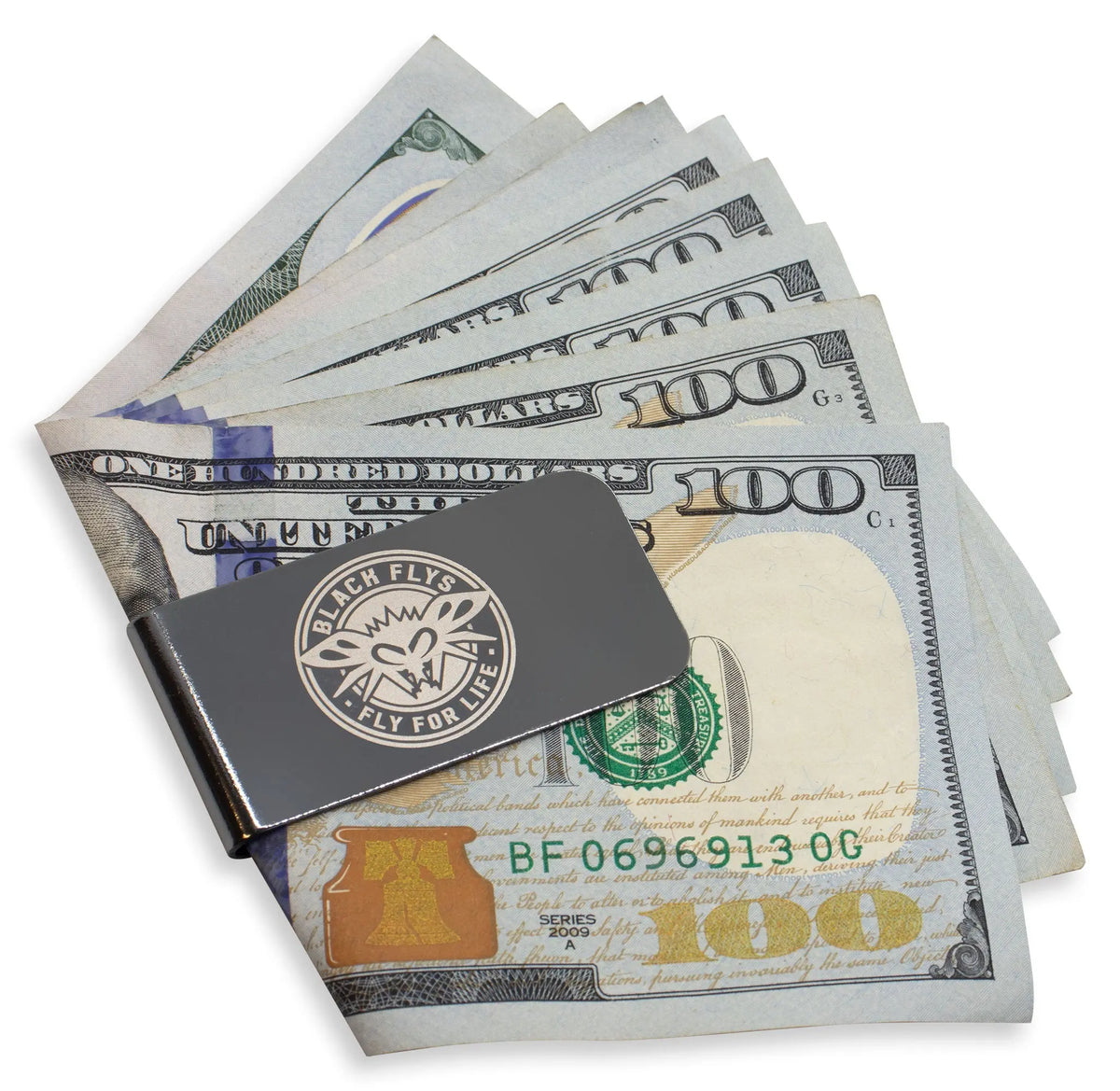 Fly 4 Life Money Clip - BlackFlys