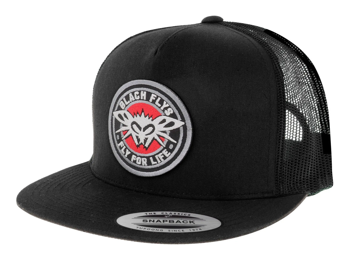 Fly 4 Life Patch Trucker - BlackFlys