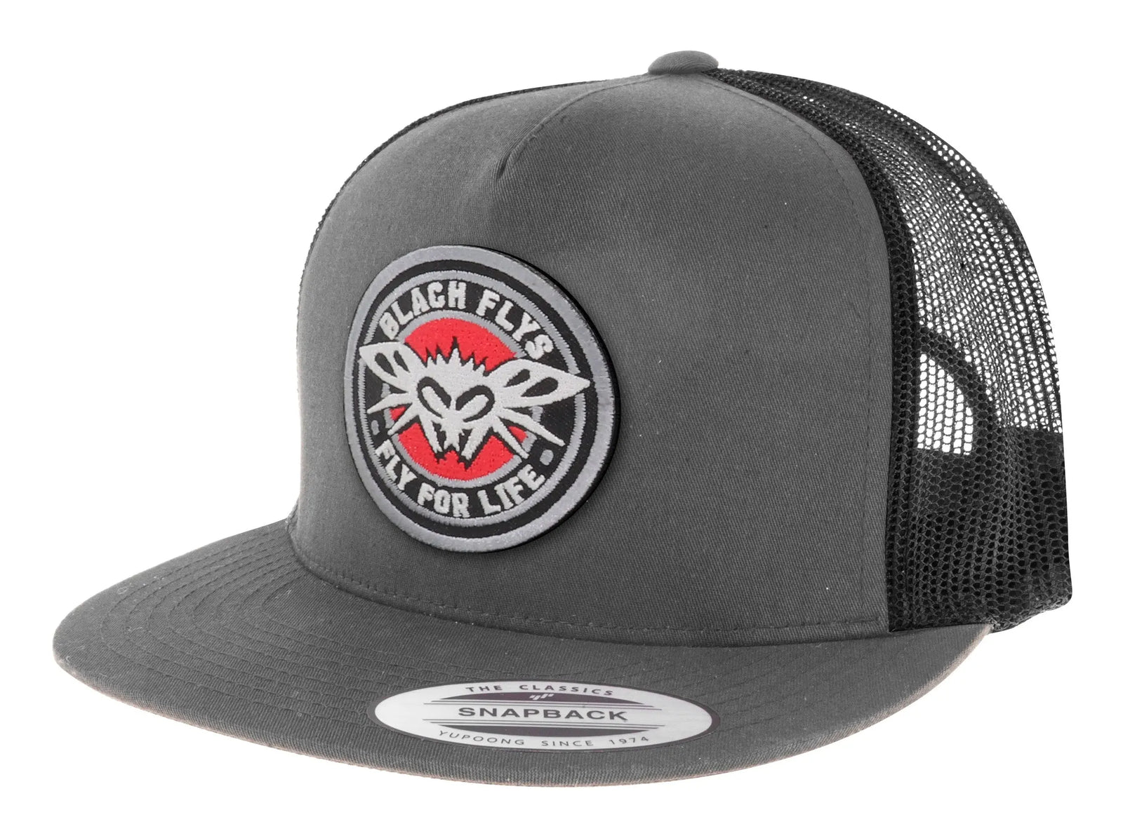 Fly 4 Life Patch Trucker - BlackFlys