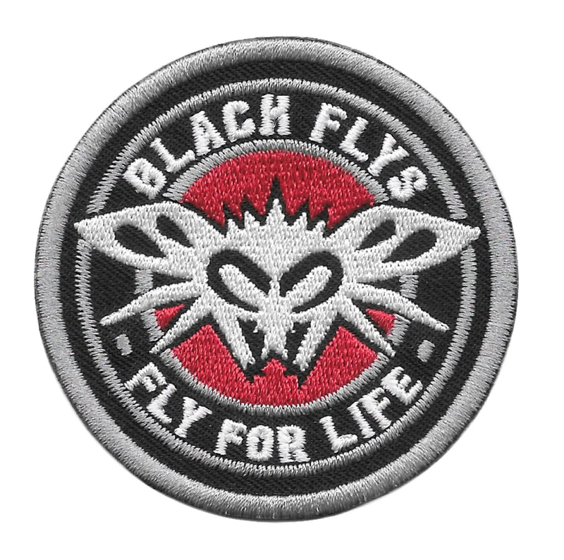 Fly 4 Life Circle Patch - BlackFlys