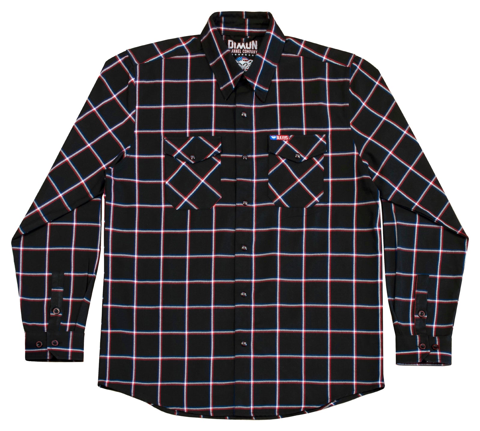 Men's Flycentennial x Dixxon Flannel Collab - BlackFlys