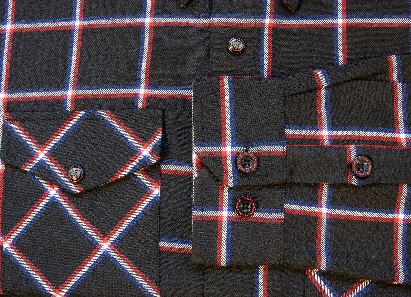 Men's Flycentennial x Dixxon Flannel Collab - BlackFlys