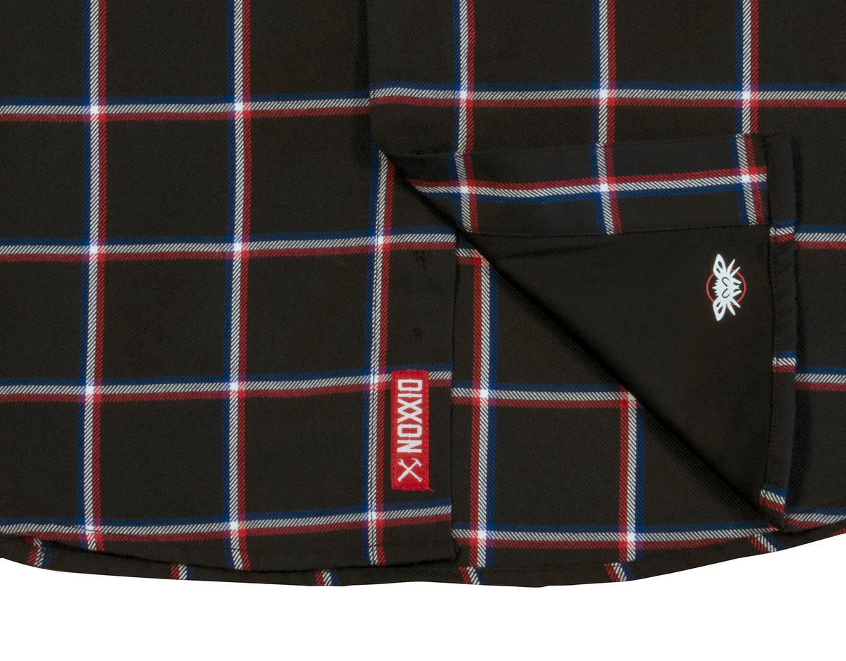 Men's Flycentennial x Dixxon Flannel Collab - BlackFlys