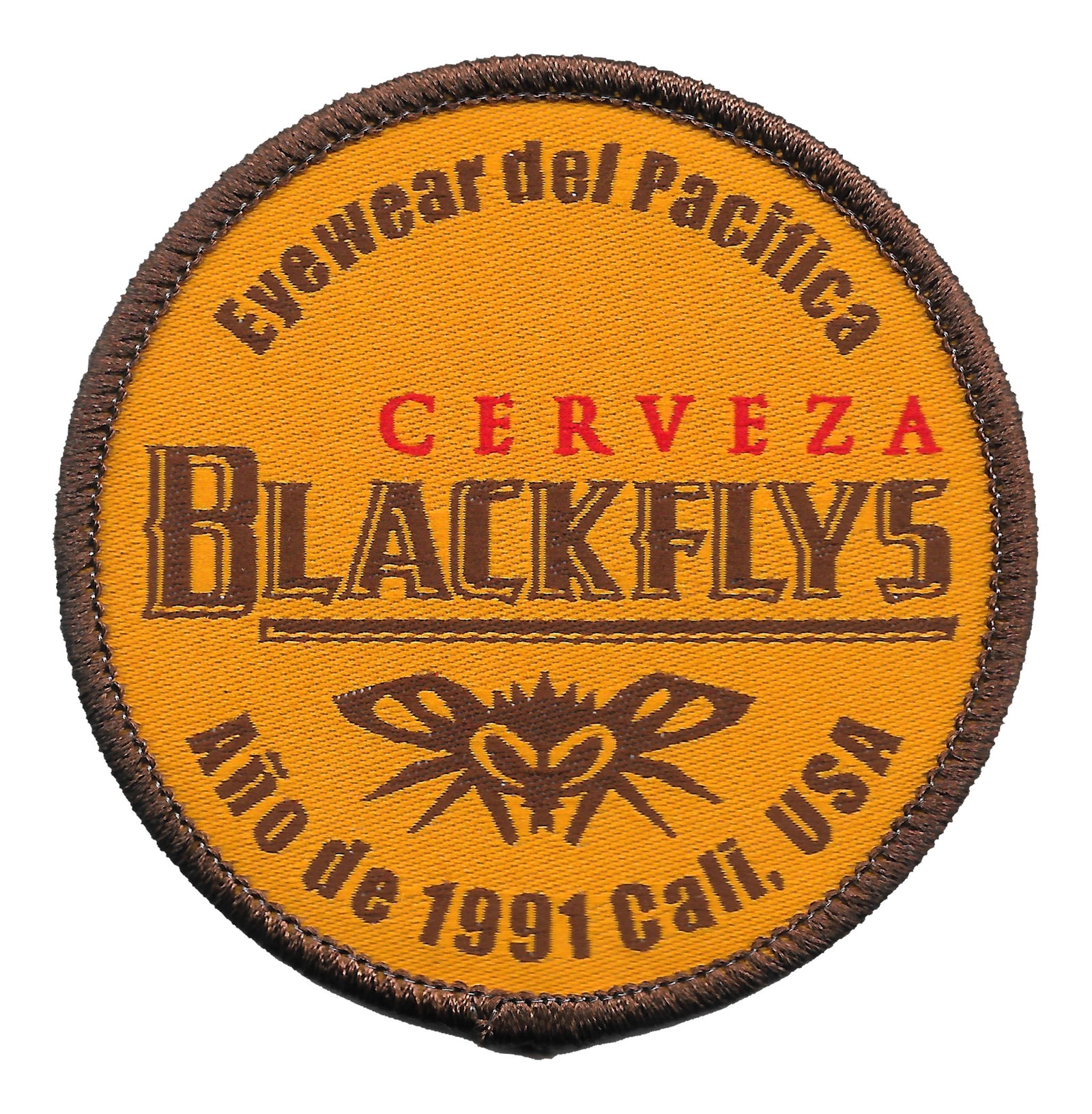 Black Flys Cerveza Patch - BlackFlys