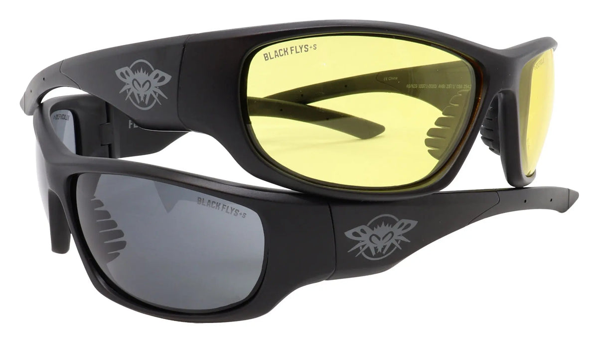 Fly Defense / Z87+ Safety glass - BlackFlys