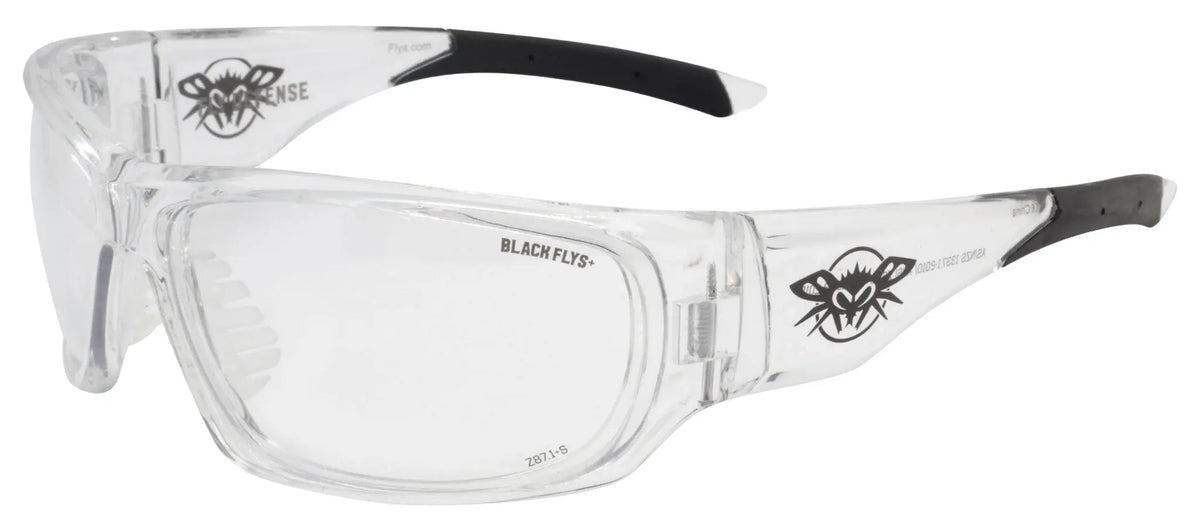 Fly Defense / Safety Glasses Rx - BlackFlys