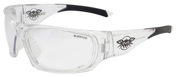 Fly Defense / Z87+ Safety glass - BlackFlys