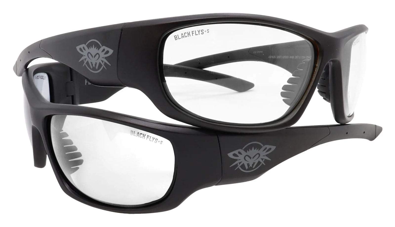 Fly Defense / Safety Glasses Rx - BlackFlys