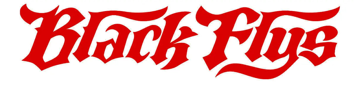 Fly English Vinyl-Cut Sticker 9 inch - BlackFlys