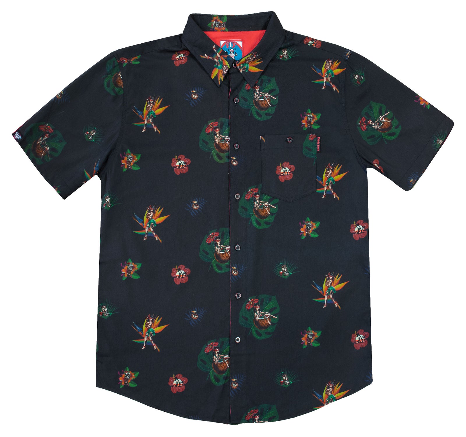 The Fly Pardy Woven Shirt - BlackFlys