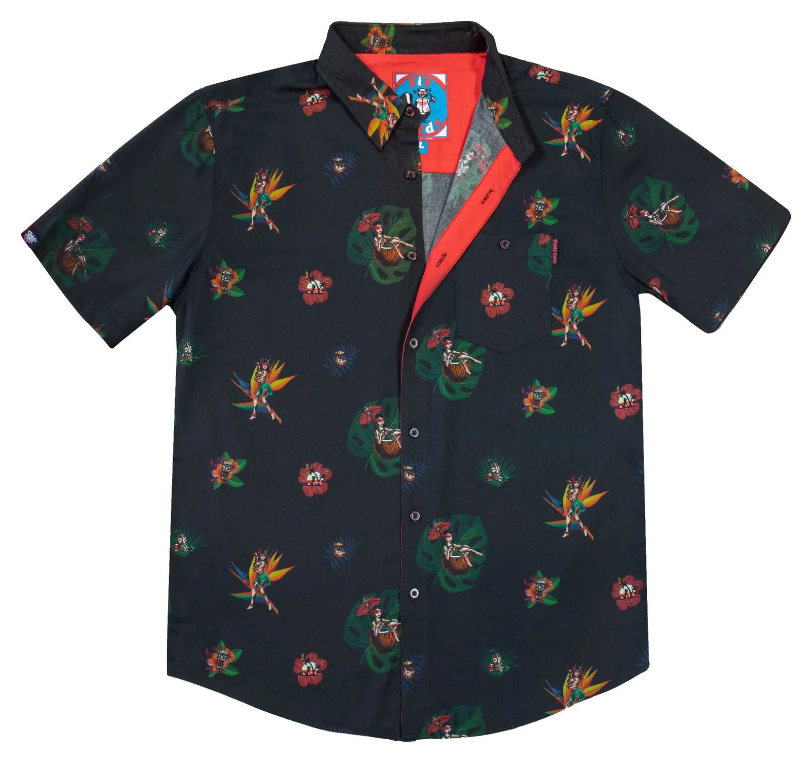The Fly Pardy Woven Shirt - BlackFlys