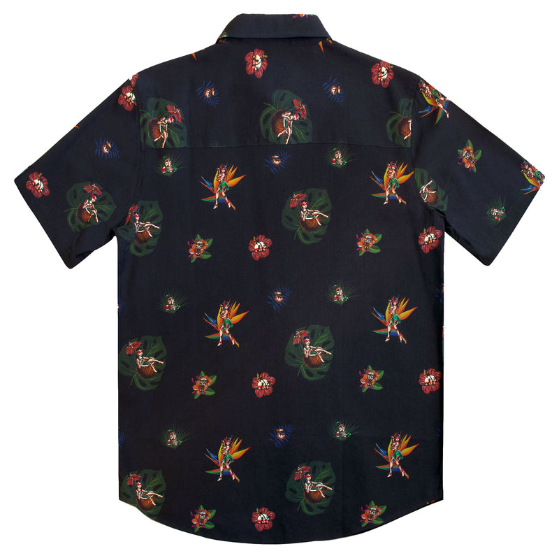 The Fly Pardy Woven Shirt - BlackFlys