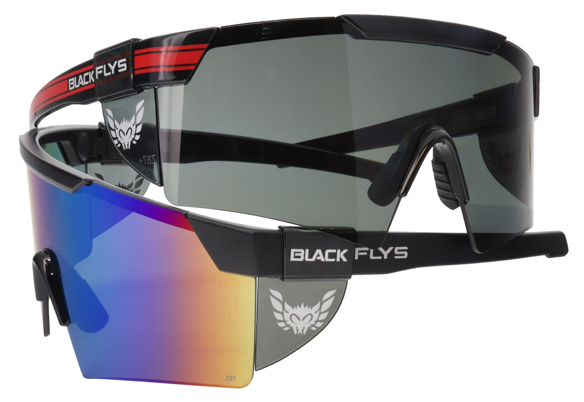 Fly Shield Z87+ safety glass - BlackFlys