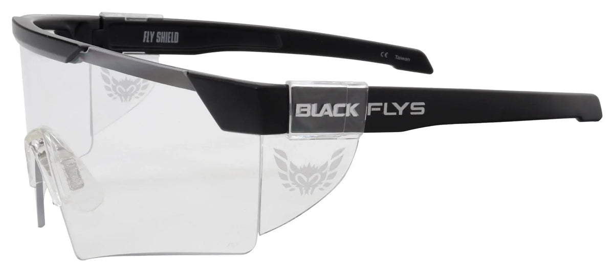 Fly Shield Z87+ safety glass - BlackFlys