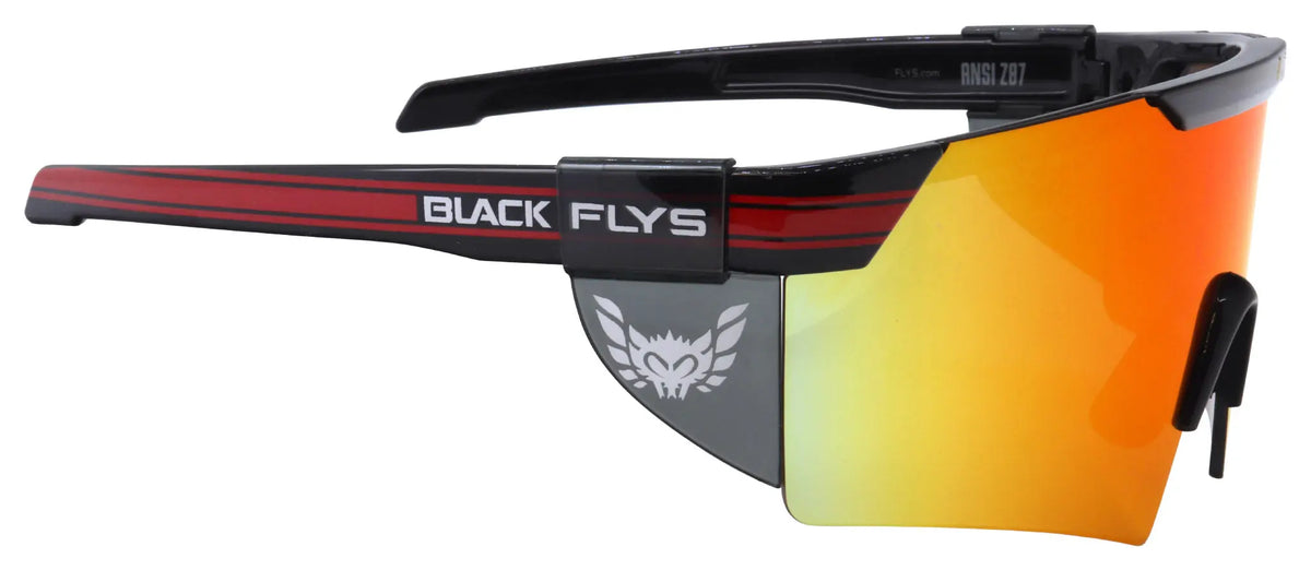 Fly Shield Z87+ safety glass - BlackFlys
