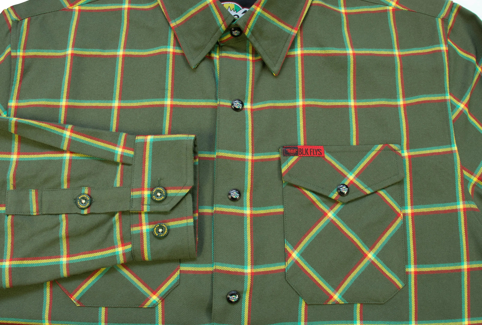 Men's Fly Souljah x Dixxon Flannel Collab - BlackFlys